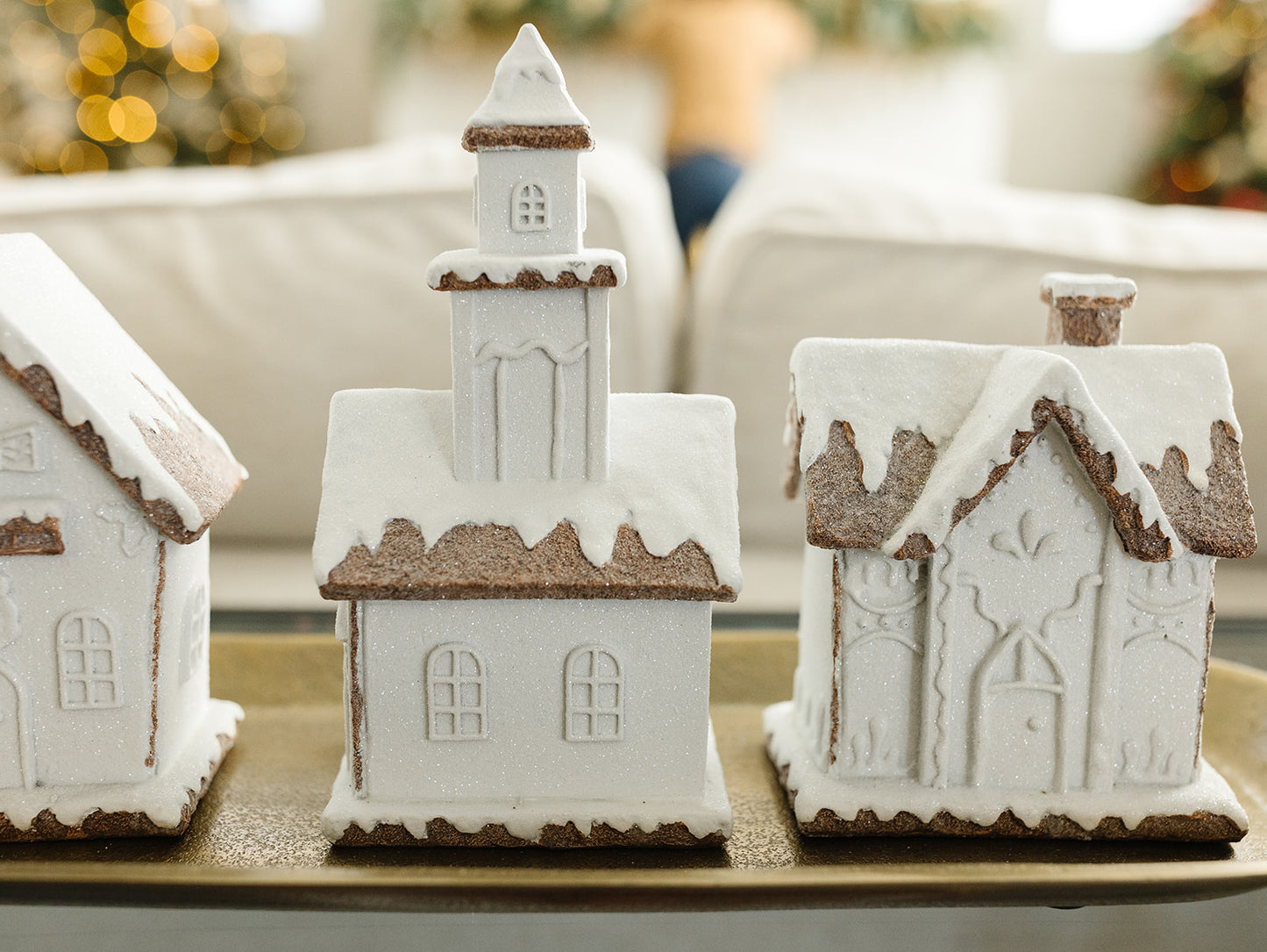 Frosted Gingerbread House - 3 styles