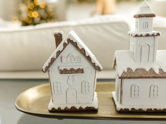 Frosted Gingerbread House - 3 styles