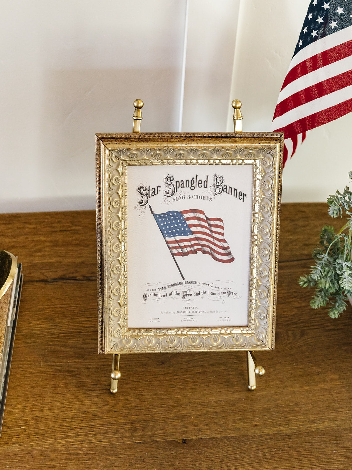 Star Spangled Banner Framed Art - 2 Sizes