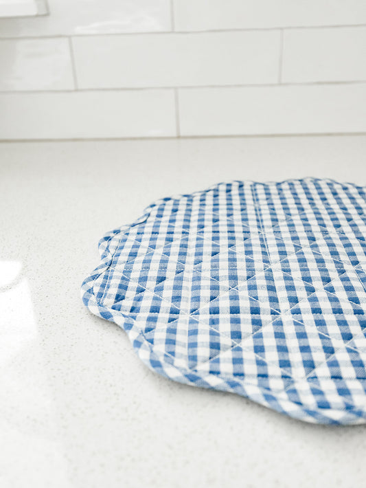 Maggie Blue Gingham Placemat