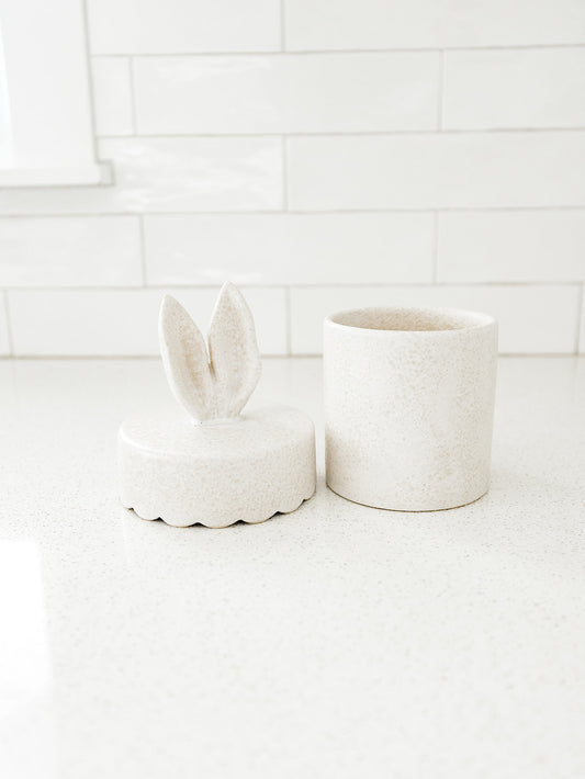 Bunny Top Canister - 4.5"x 7.5"
