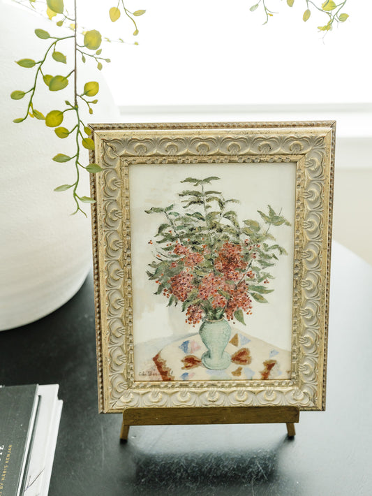 Red Hydrangeas Framed Art - 2 Sizes