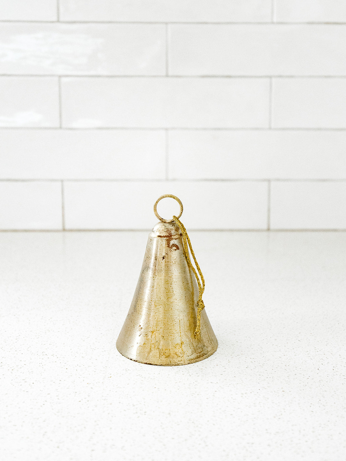 Distressed set of 3 Pewter Bells