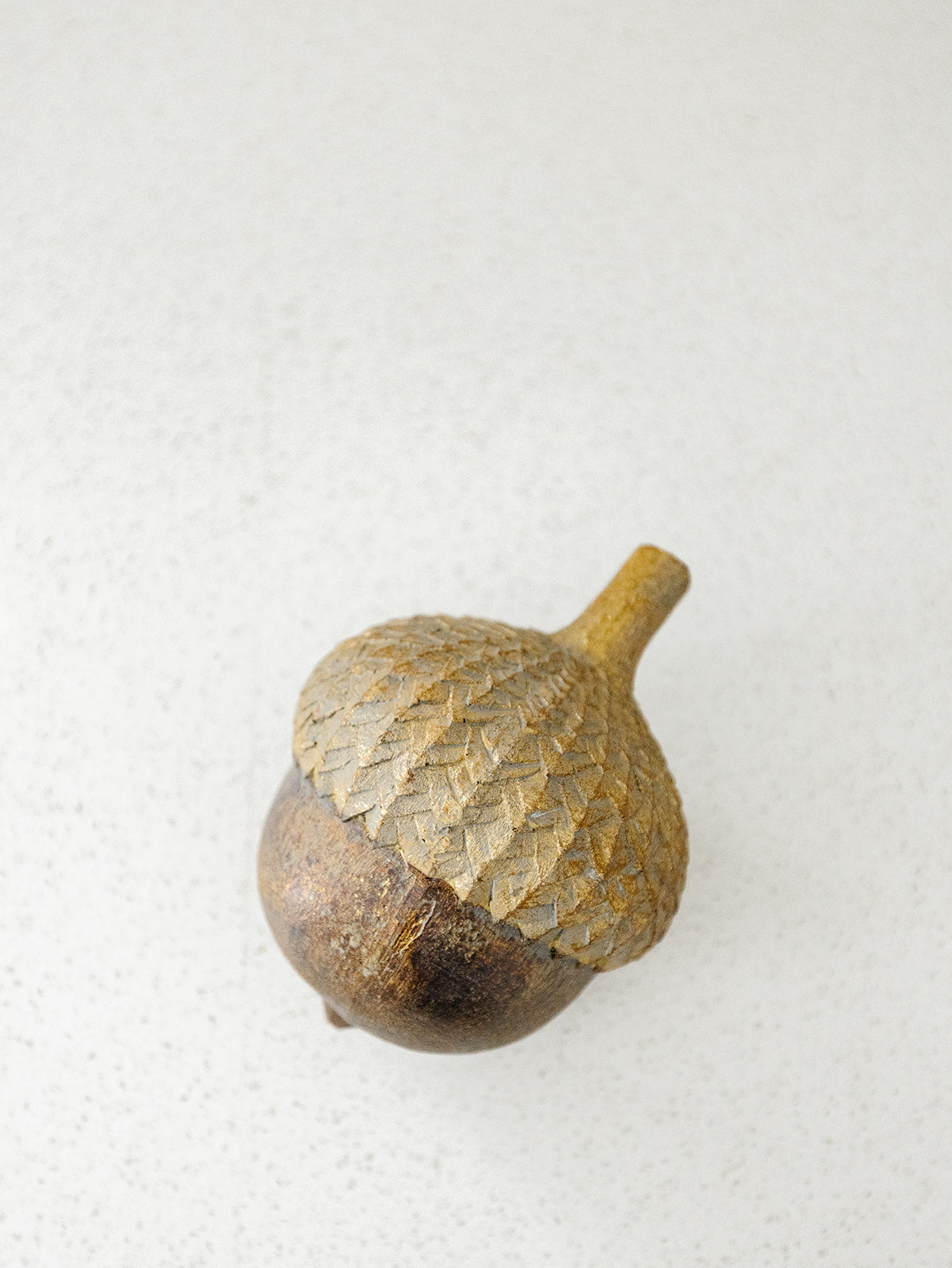 Gold Gilded Acorn - 2 Sizes