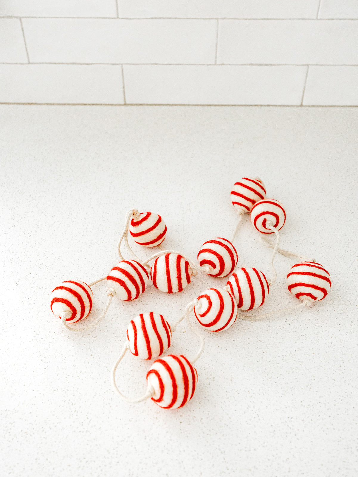 Peppermint Garland - 72"