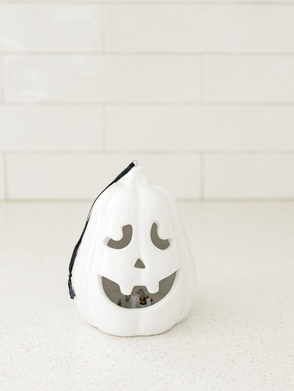 White LED Jack O Lantern - 3 Styles