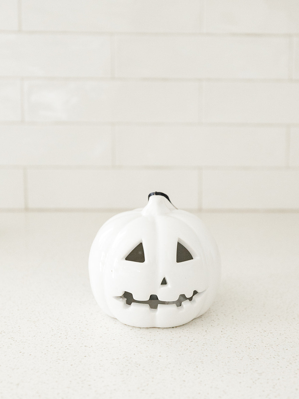 White LED Jack O Lantern - 3 Styles
