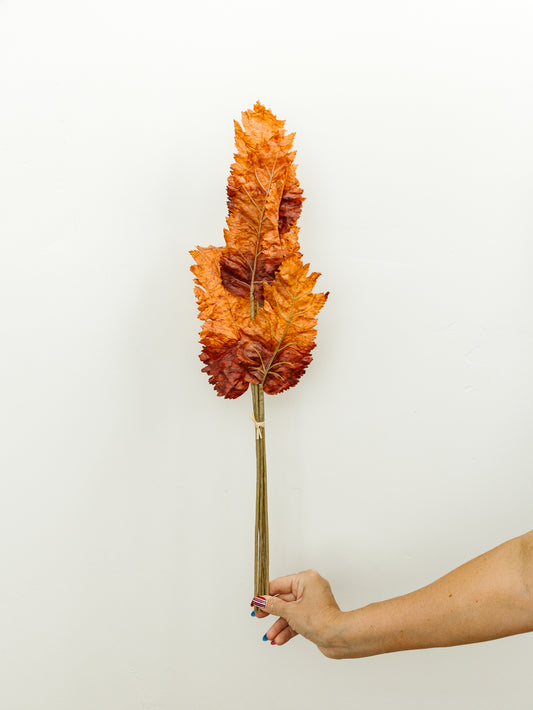 Poppy Leaf Bundle of 5 - 27"