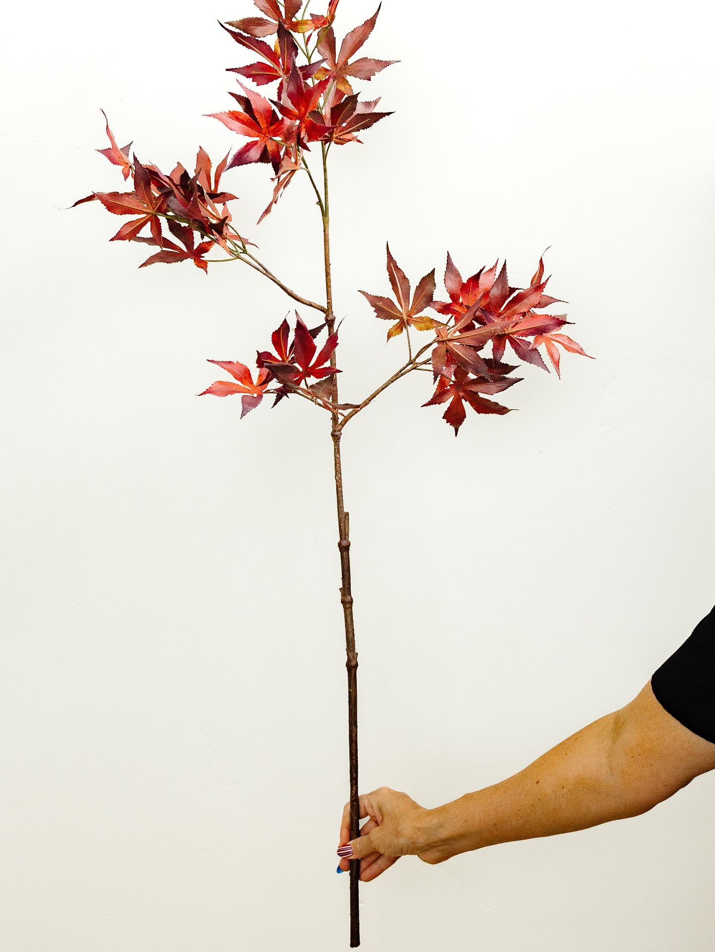 Burgundy Maple Leaf Spray - 42"