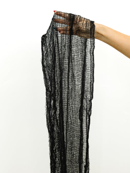 Spooky Black Gauze Cloth