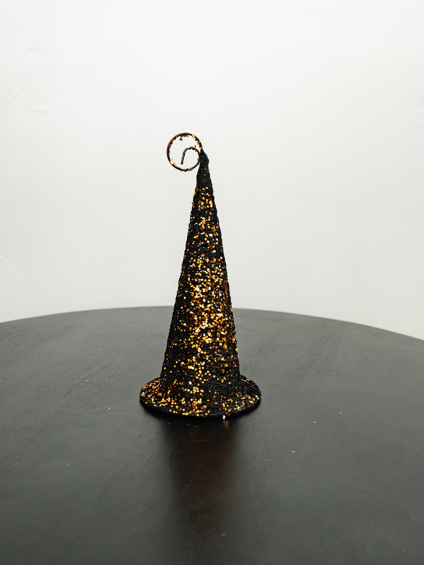 Black Glitter Wire Witches Hats - 3 Sizes