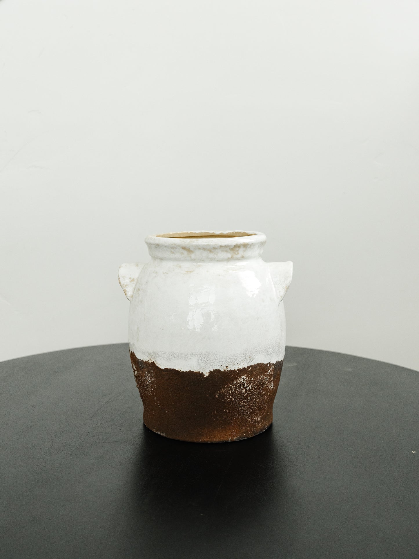 Cream and Brown Glazed Jugs - 3 Sizes