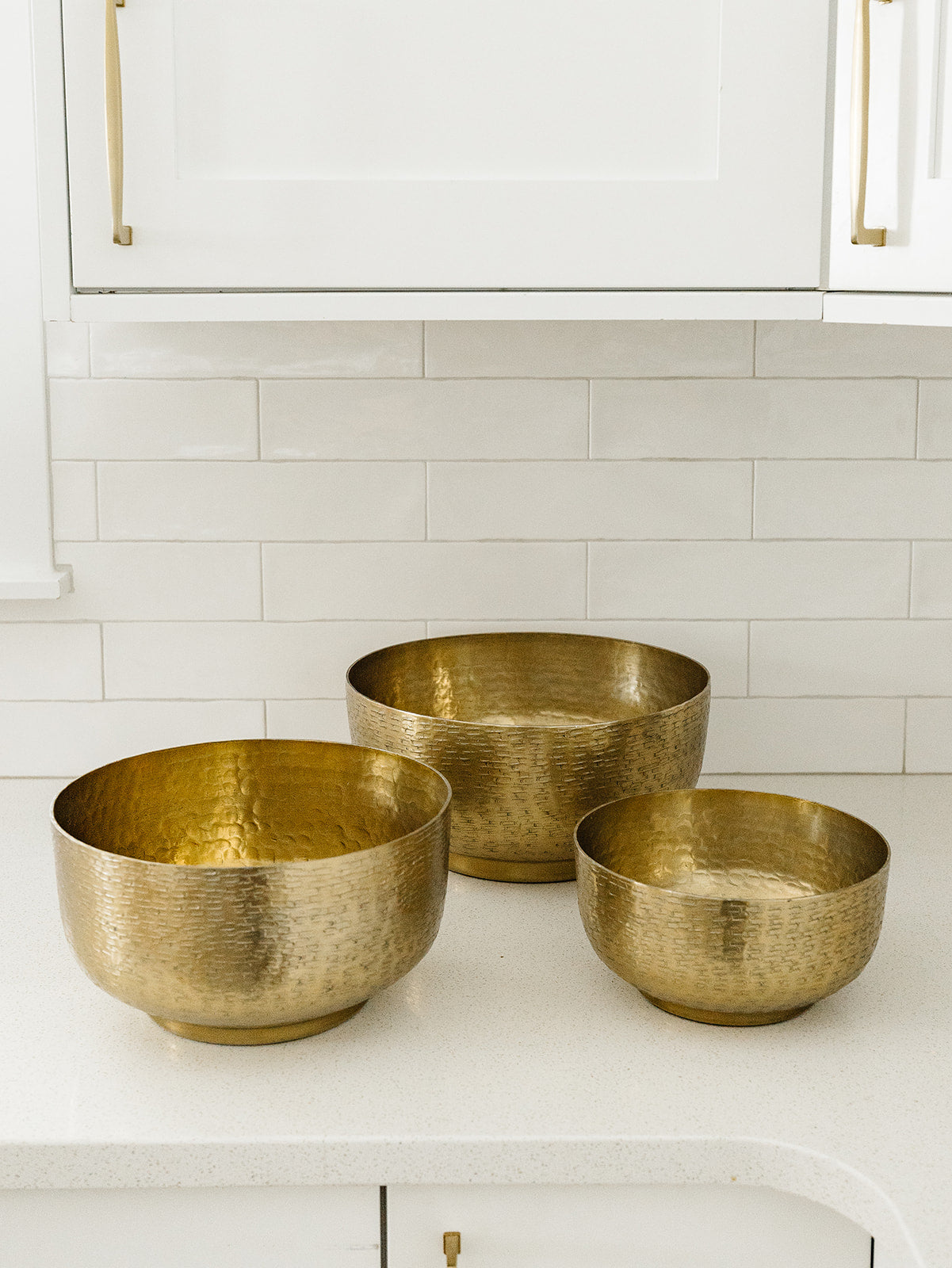 Textured Antiqued Gold Bowl - 3 Sizes