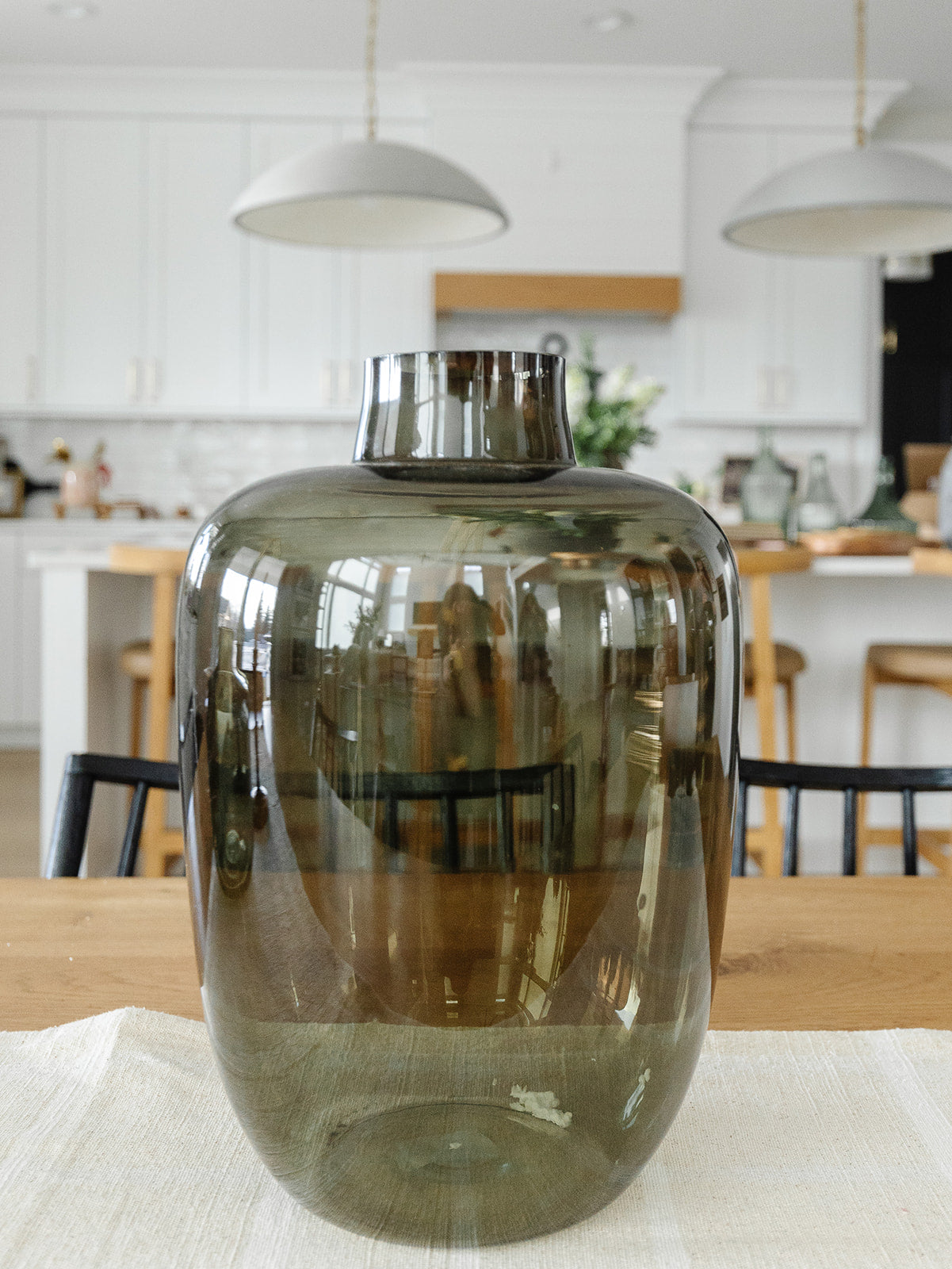Green Transparent Vase - 3 Sizes
