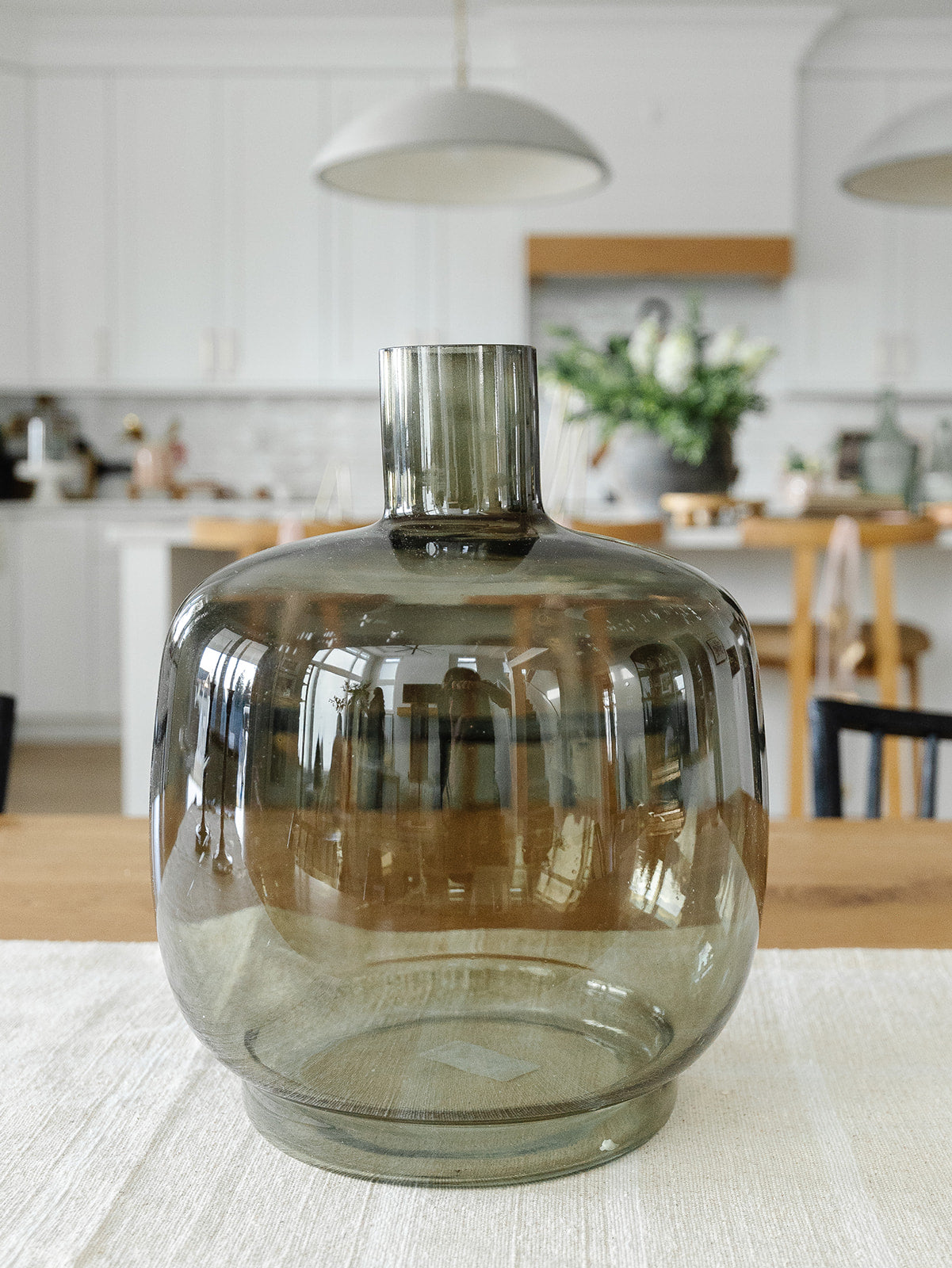 Green Transparent Vase - 3 Sizes