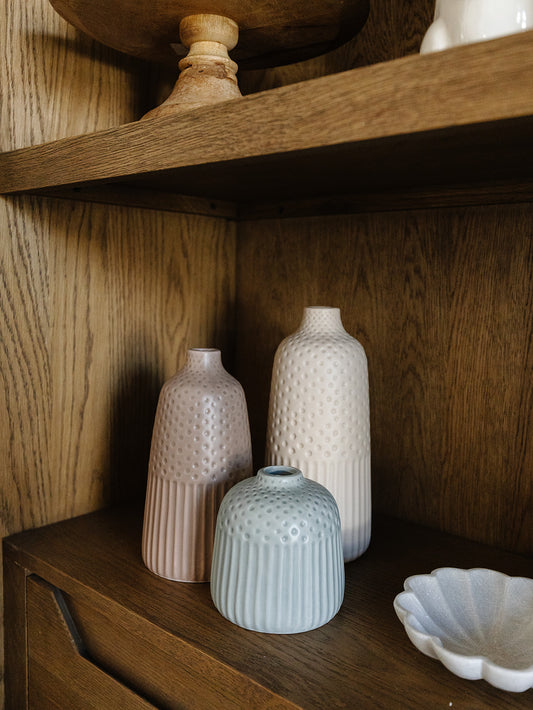 Stoneware Vase - 3 Colors - 3 Sizes