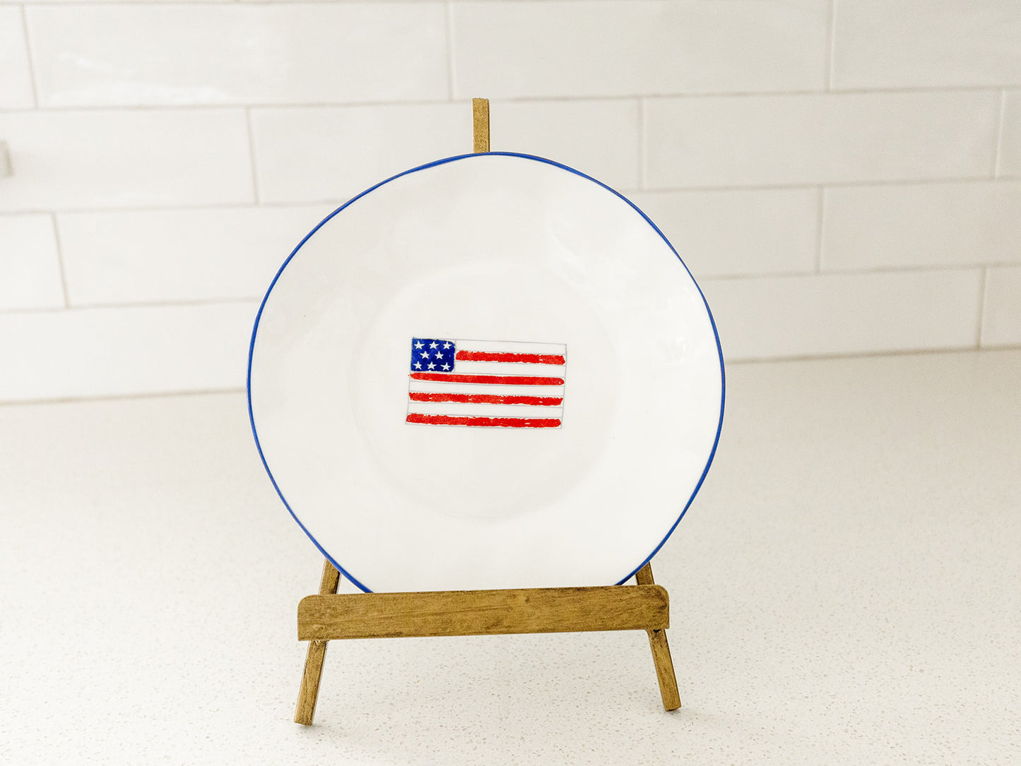 American Flag Plate - 8"