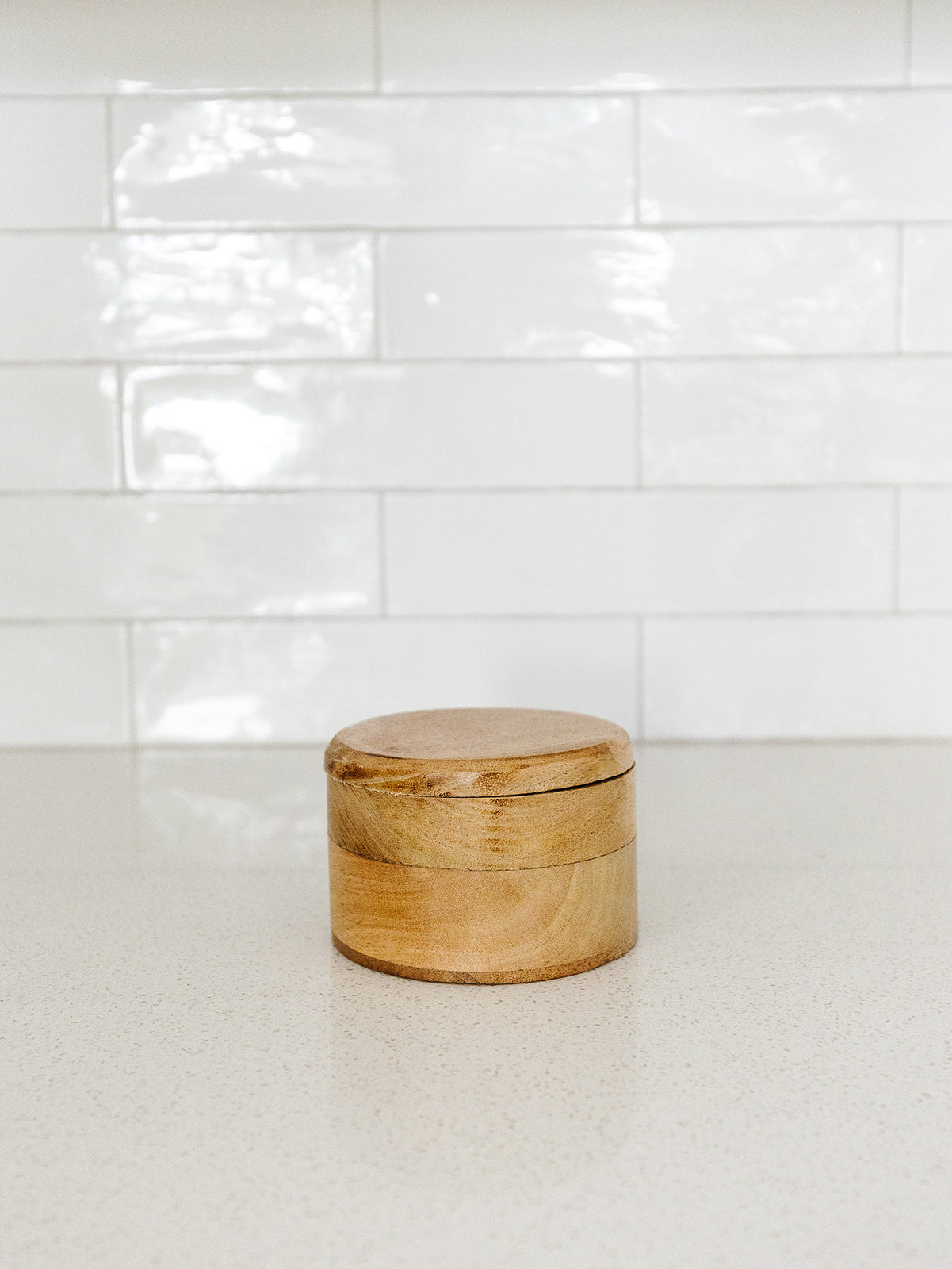 Acacia Wood Salt and Pepper Holder