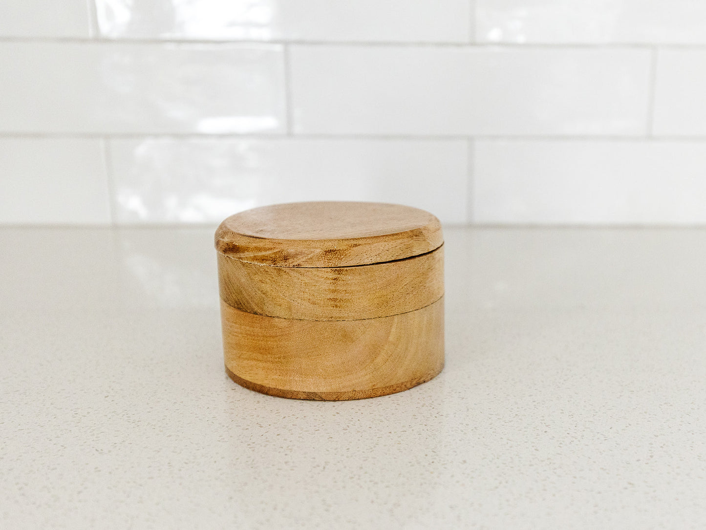 Acacia Wood Salt and Pepper Holder
