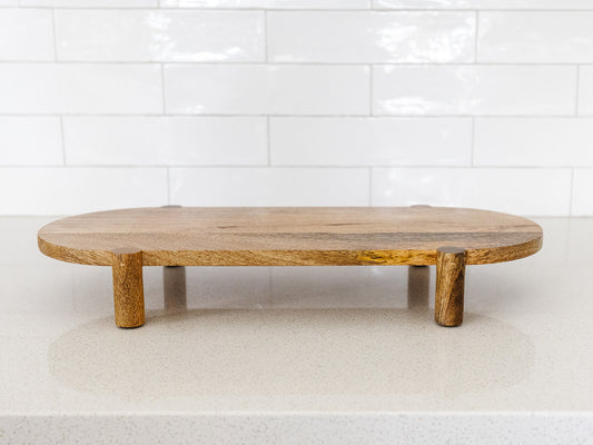 Mango Footed Pedestal