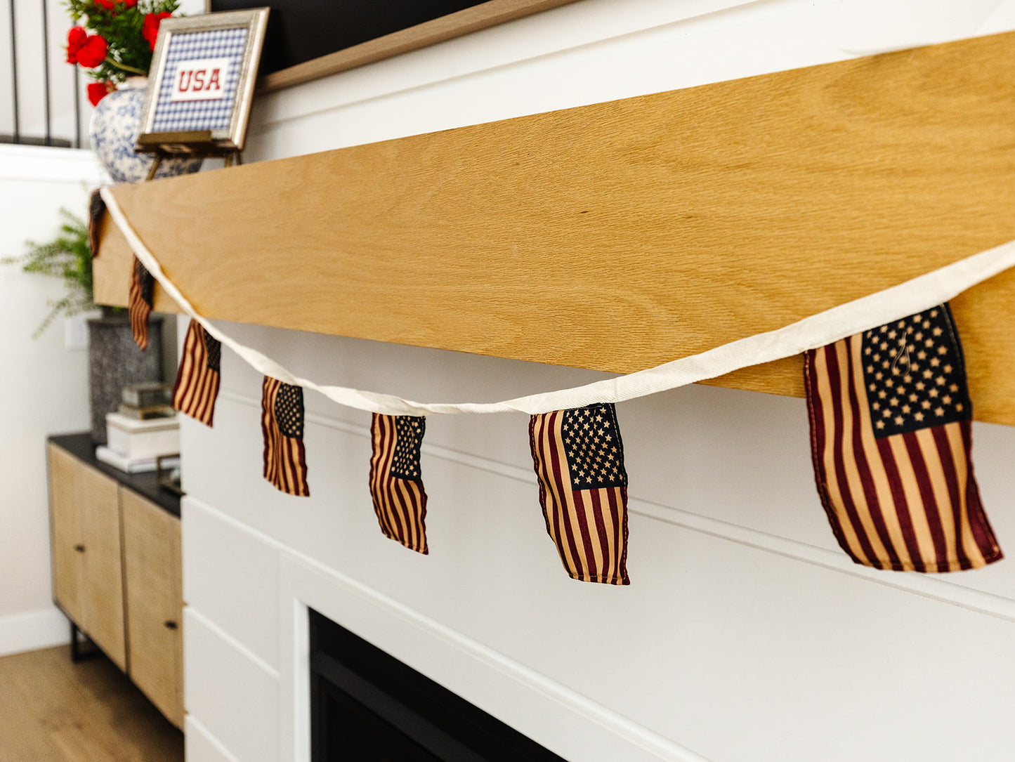 American Flag Garland