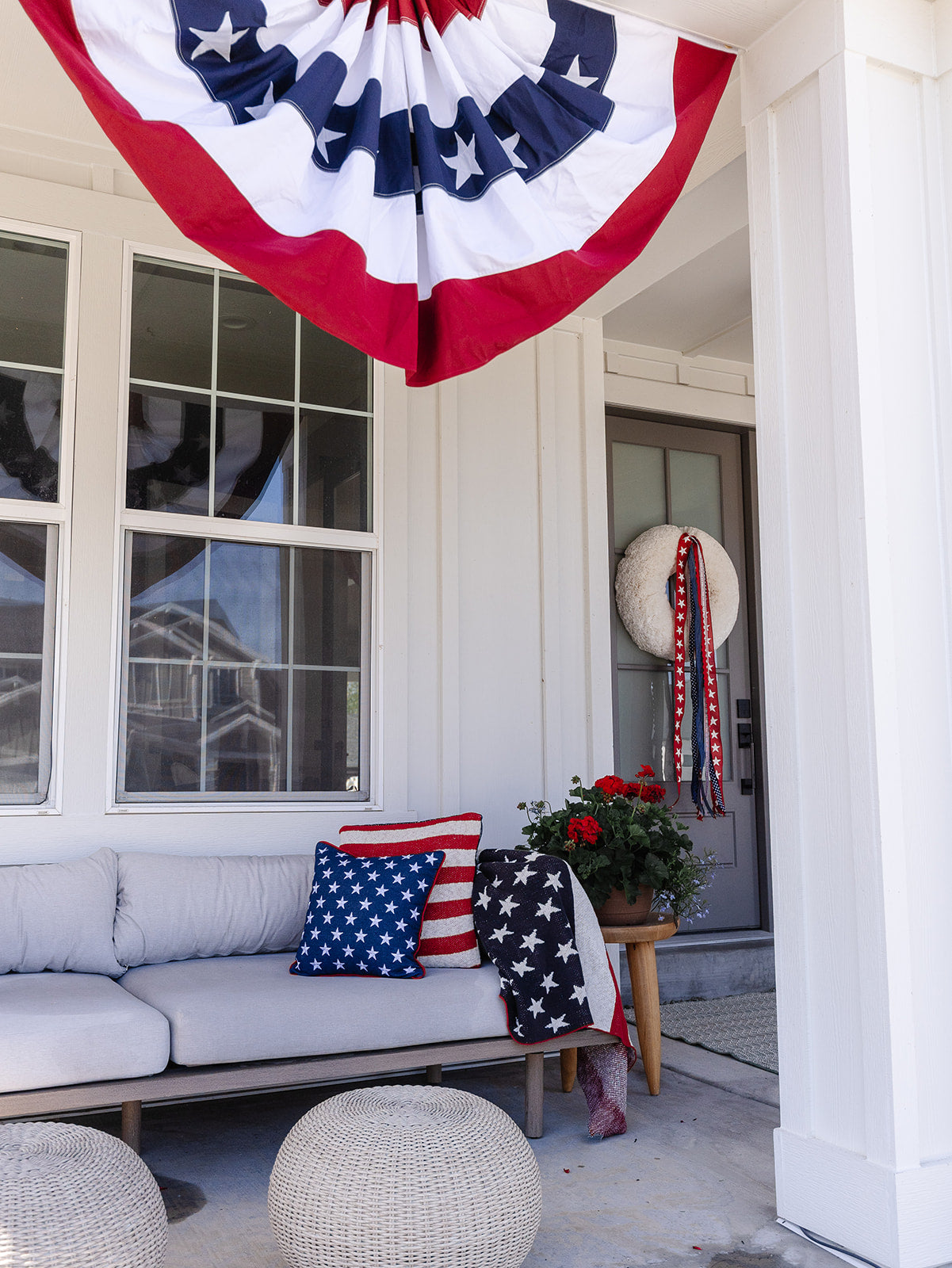 Americana Denim Blue Pillow