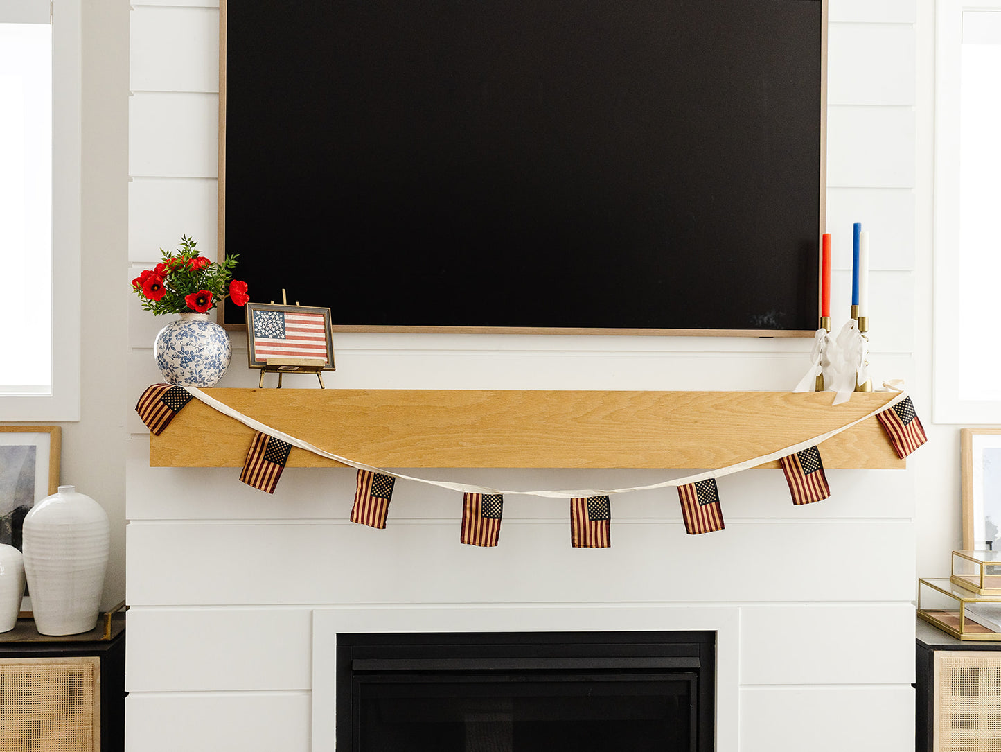 American Flag Garland