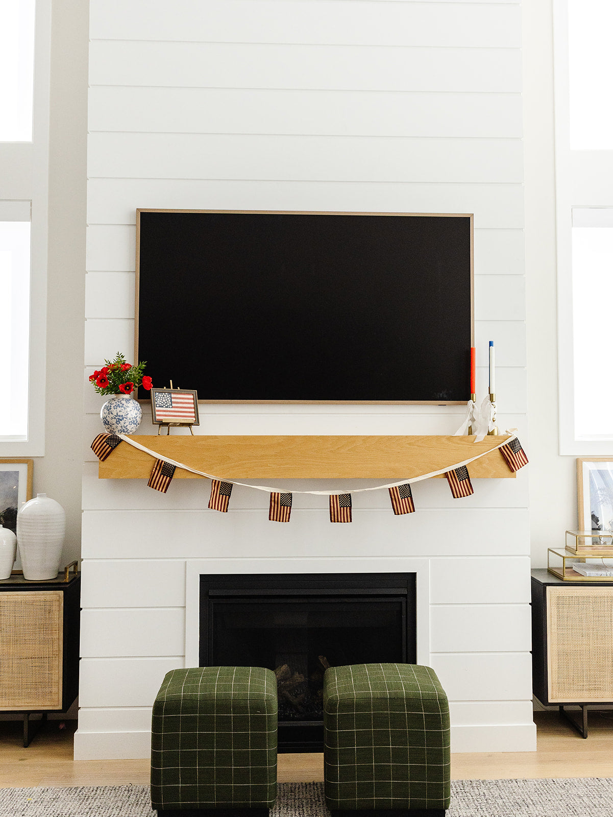 American Flag Garland