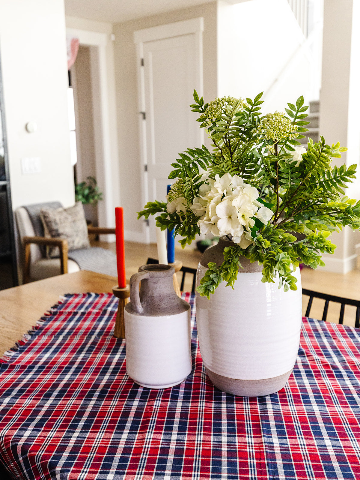 Taylor Plaid Table Scarf