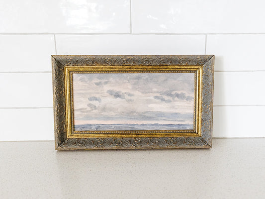 Sunset on the Ocean Framed Art