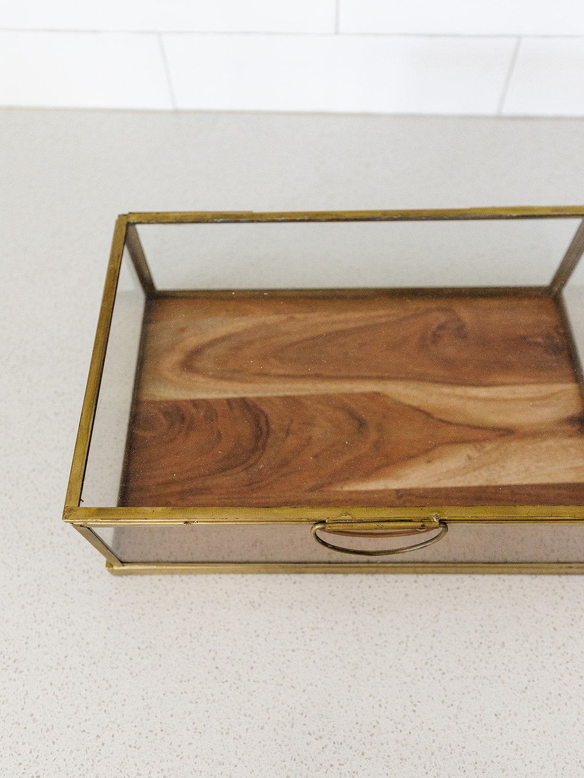 Brass & Glass Display Box