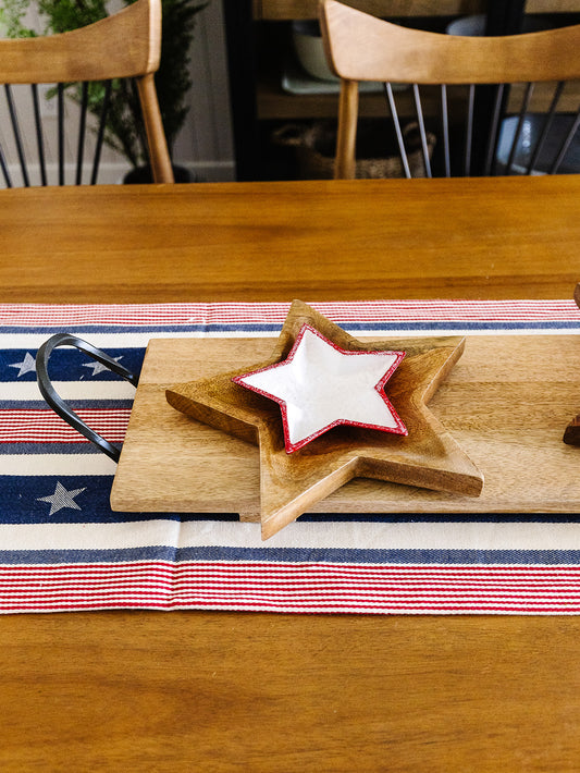 Mango Wood Star Trays - Set of 3