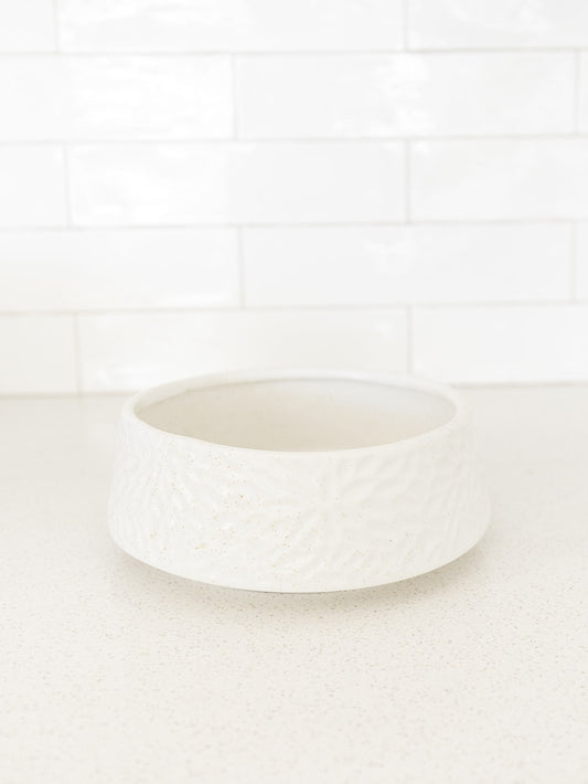 Embossed bowl