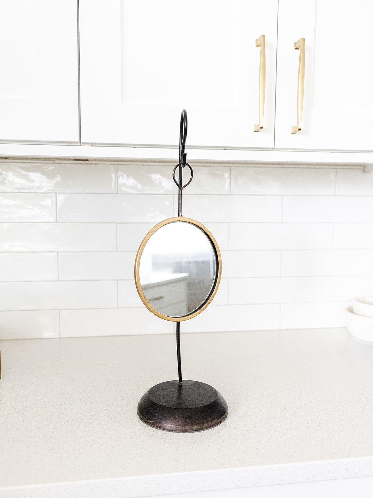 Tabletop Metal Mirror - 2 Styles