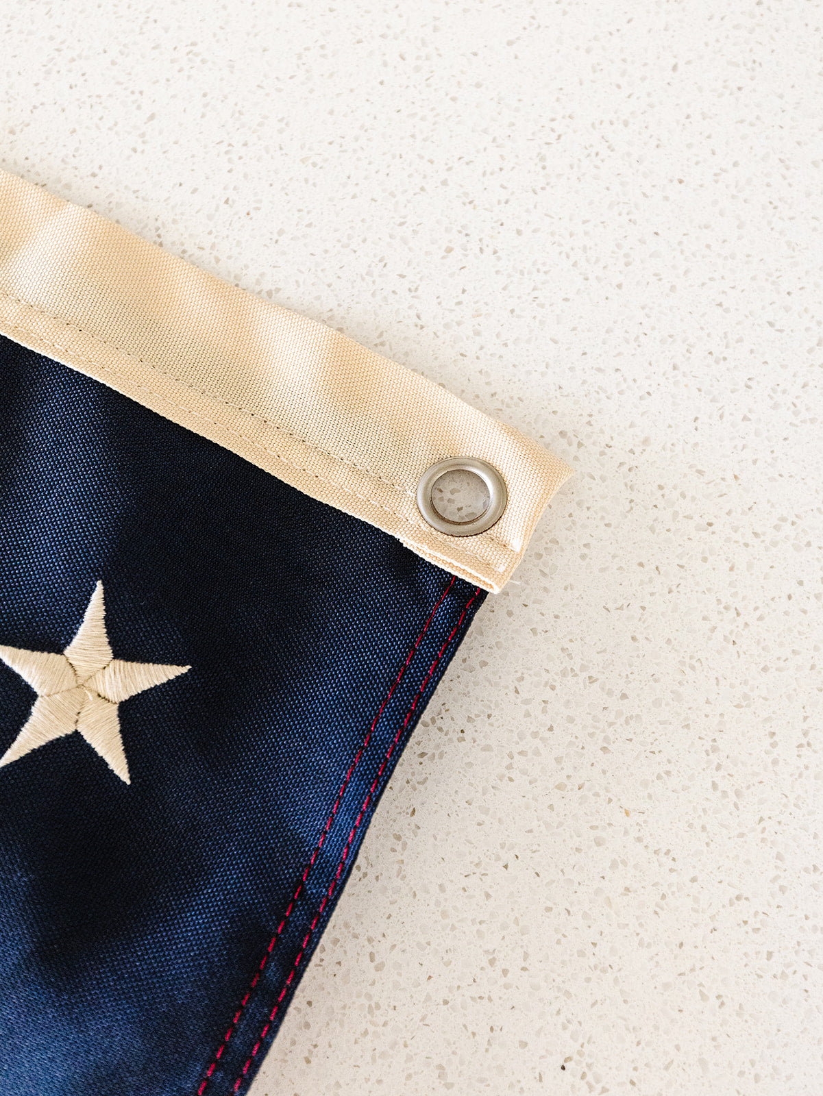 Vintage Americana Bunting with Grommets - 59”