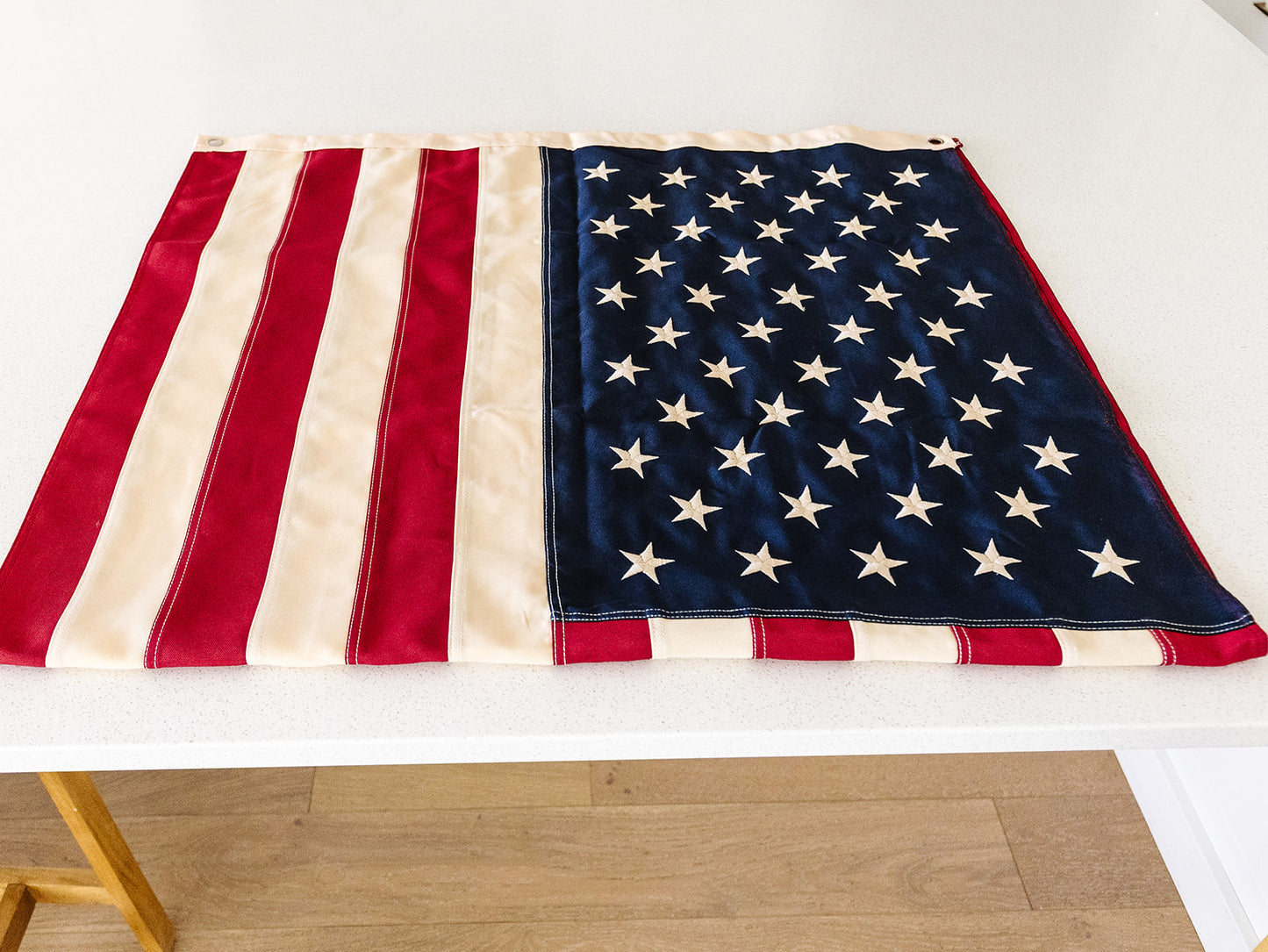 Large Americana Flag with Grommets