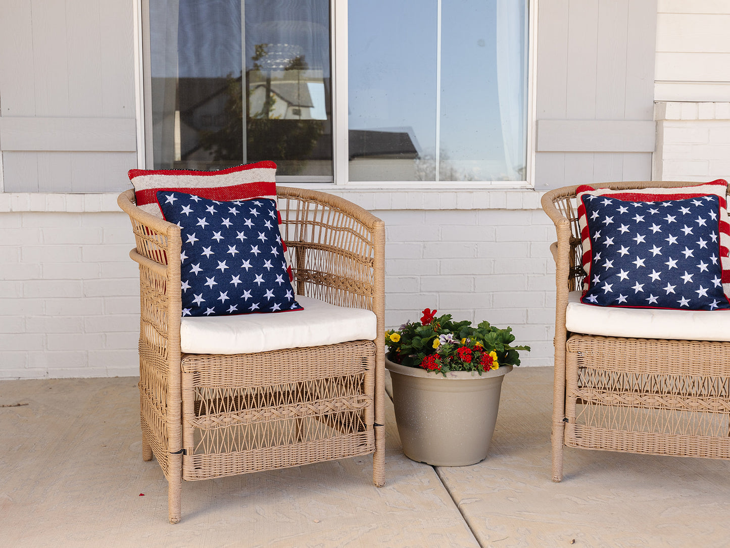 Americana Denim Blue Pillow