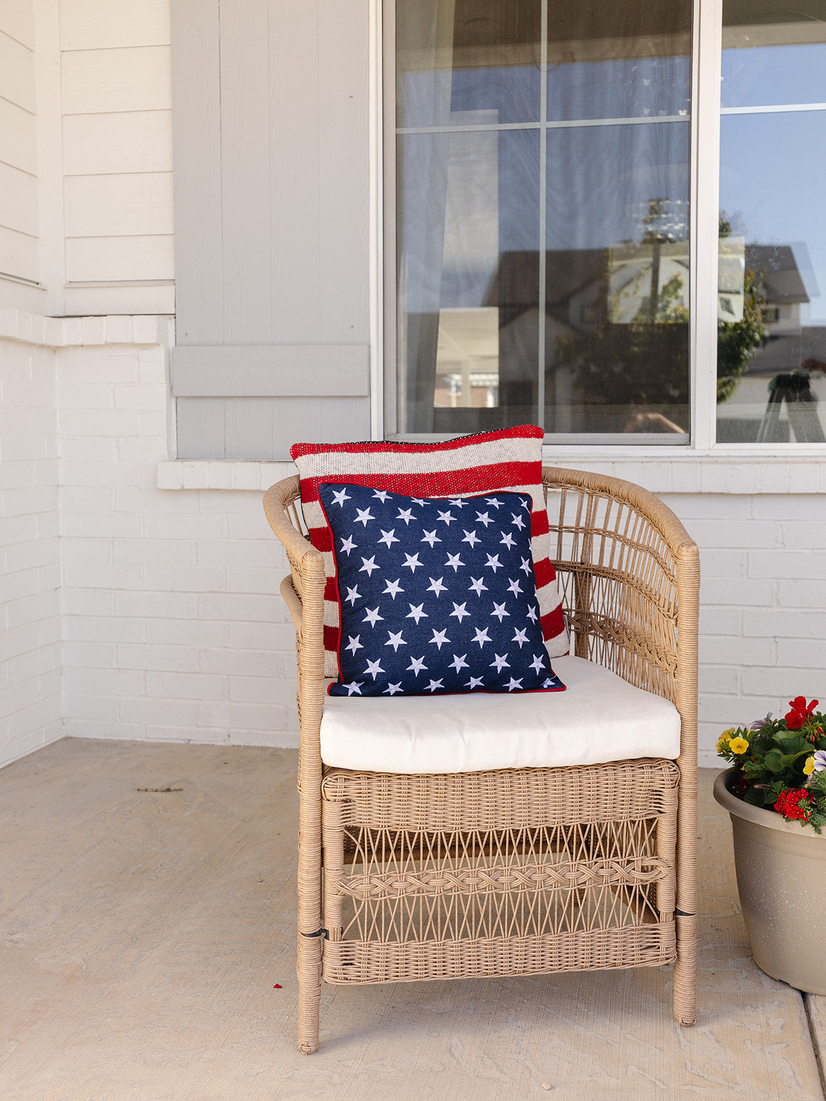 Americana Denim Blue Pillow