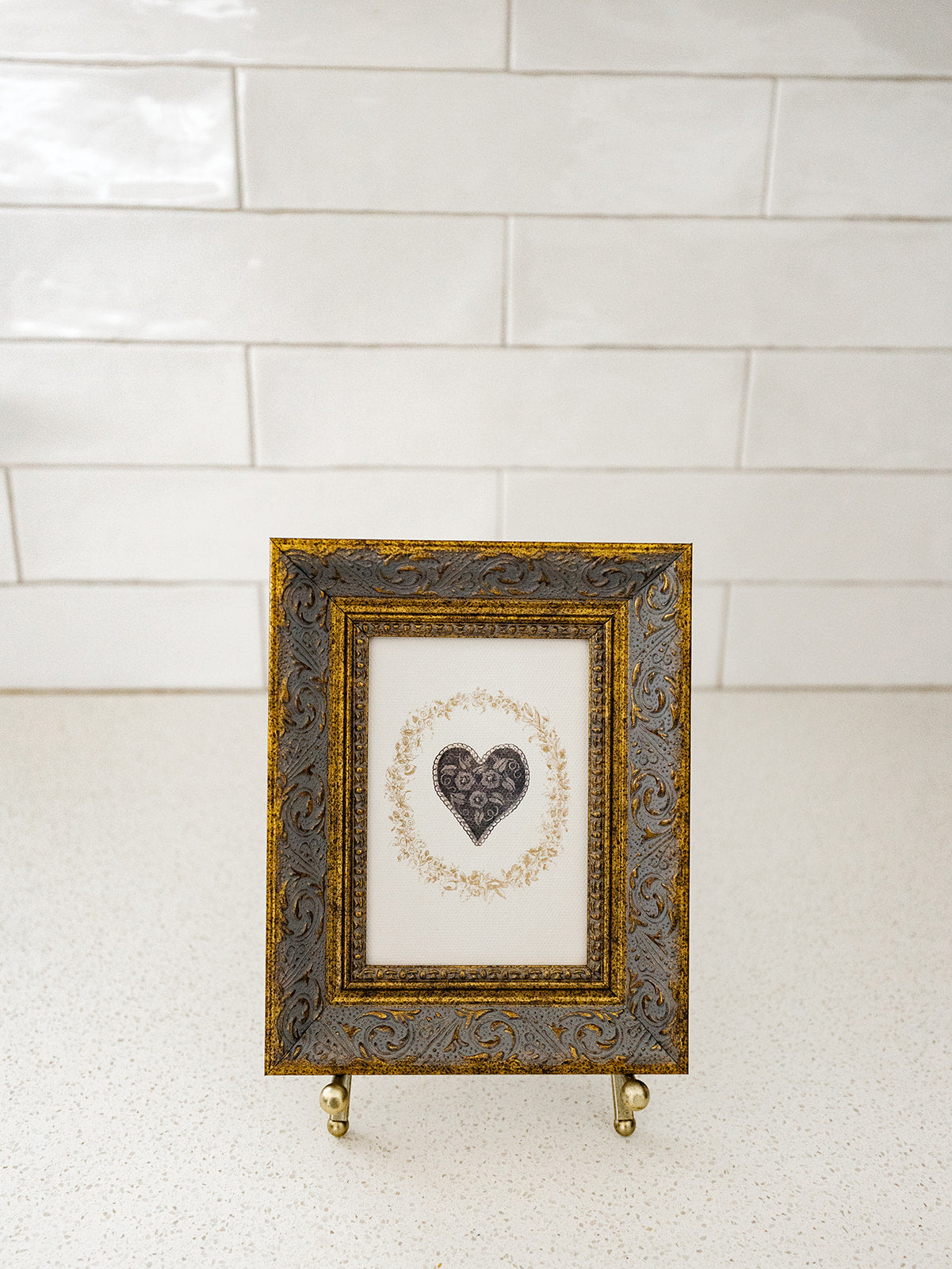 Encircled Heart Framed Art - 2 Sizes