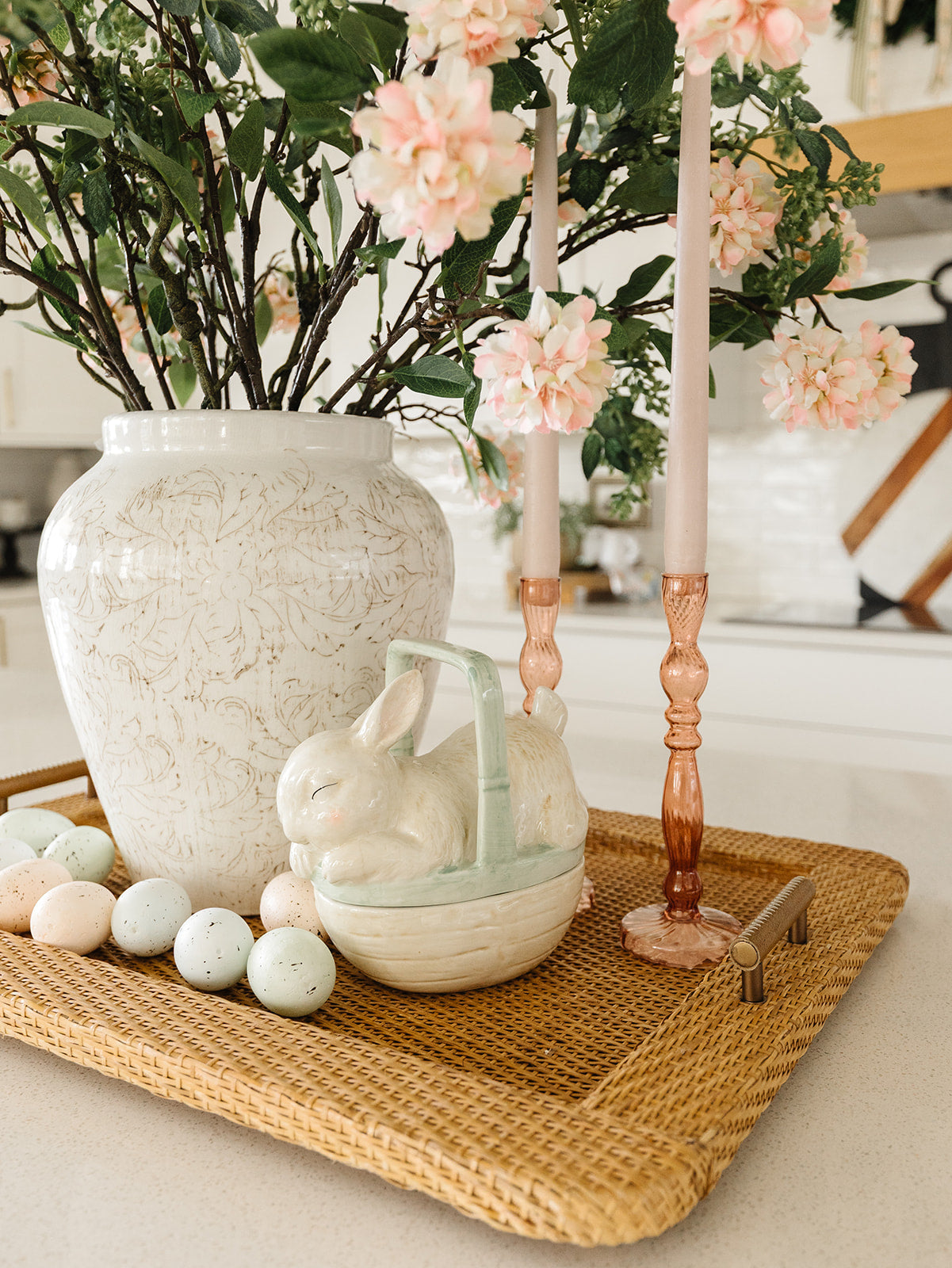 Bunny Basket Container with Lid