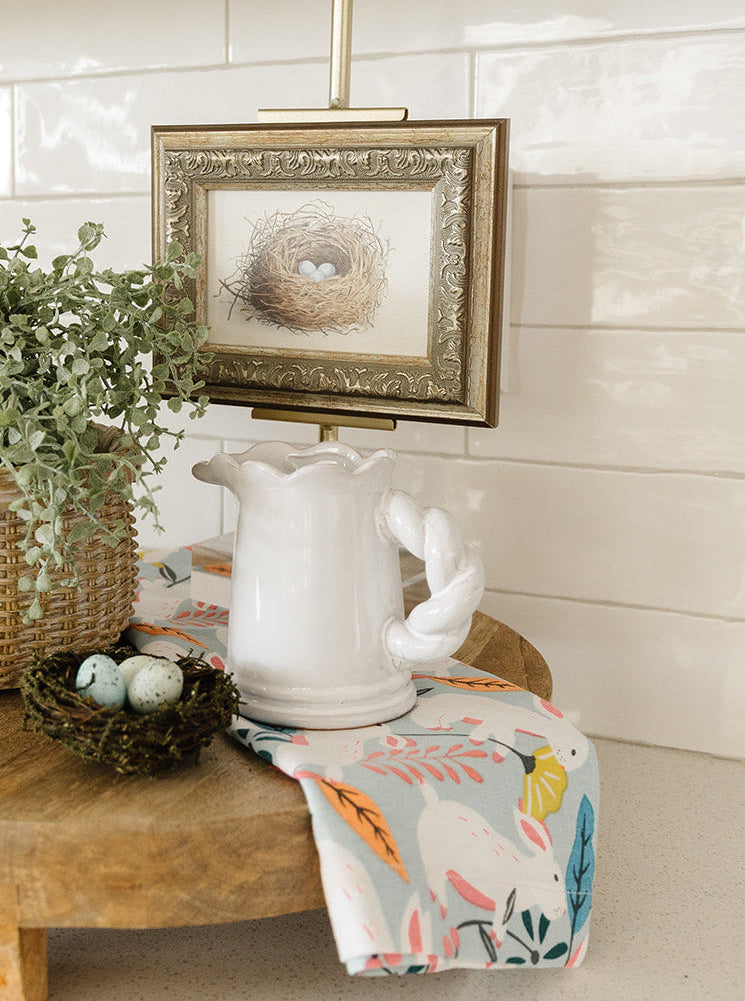 Basket with Easter Bunny - 2 Sizes