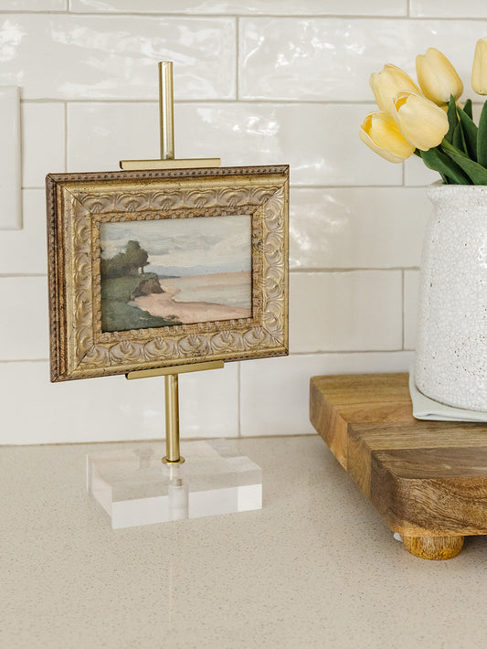 France Coastline Framed Art