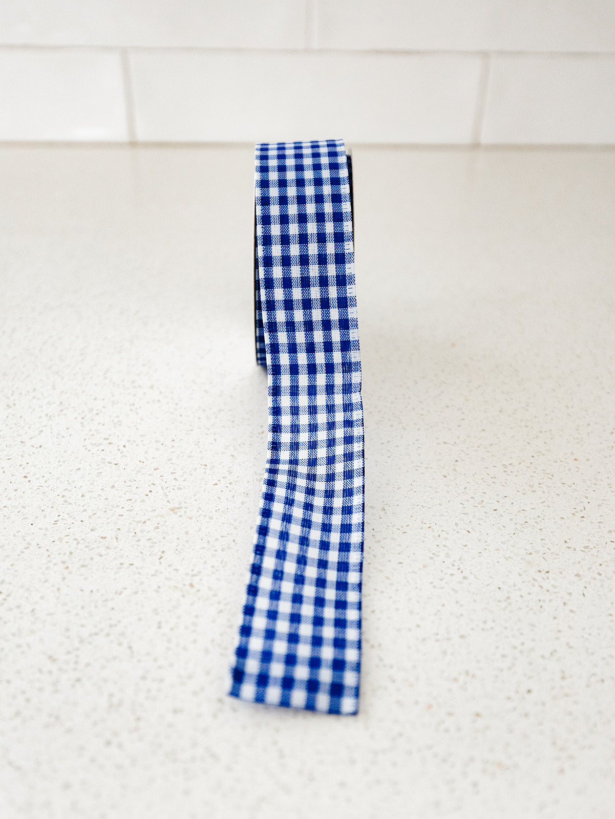 Americana Blue Gingham Ribbon