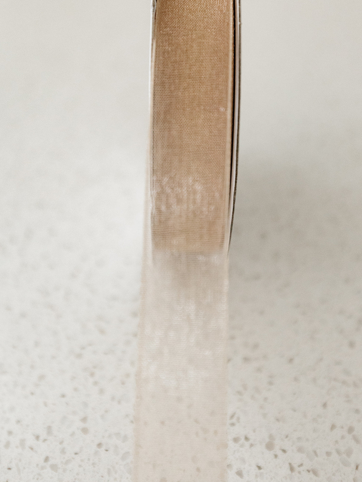 Organza Toffee Ribbon - 25yd spool