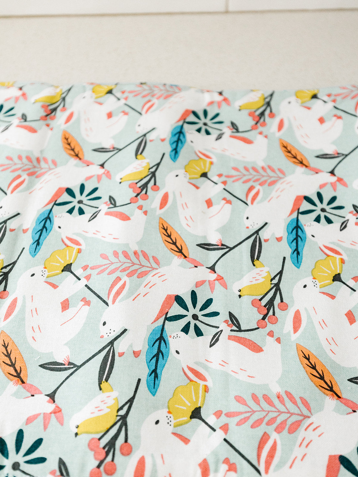 Folk Art Bunny Table Runner