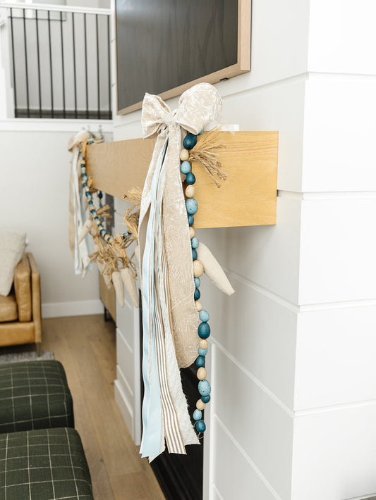 Fireplace Ribbon Bundle 28"- 5 pieces of ribbon bundled (ribbon bundle & bow only)