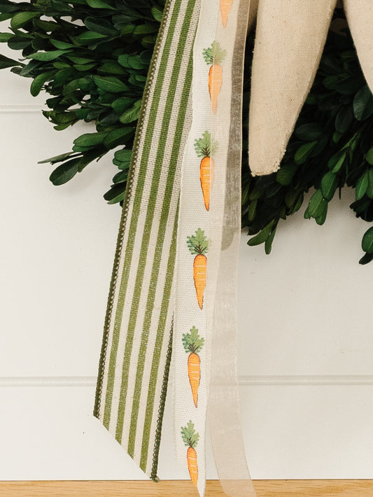 Kitchen Wreath Ribbon Knot 16” - 3 pieces bundled (ribbon bundle only)