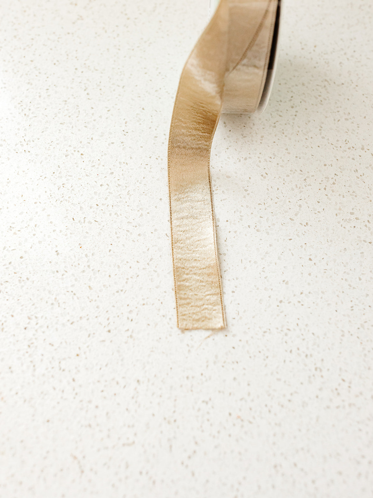 Iridescent Taupey Gold Ribbon - $1.32/per yard