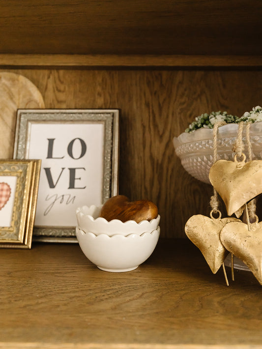 Scalloped Bowl - 3 colors