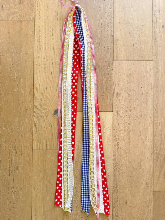 Red Star Americana Ribbon Bundle - 33"